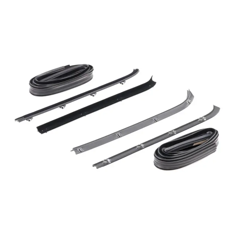 Rear Door Window Channel Kit - 6pcs - 81-91 Chevy GMC CK Crew Cab Trucks Suburban