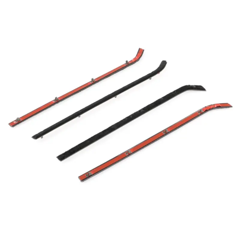 Front Door Beltline Window Felts - Inner & Outer - 4pcs - 60-63 Chevy GMC Truck