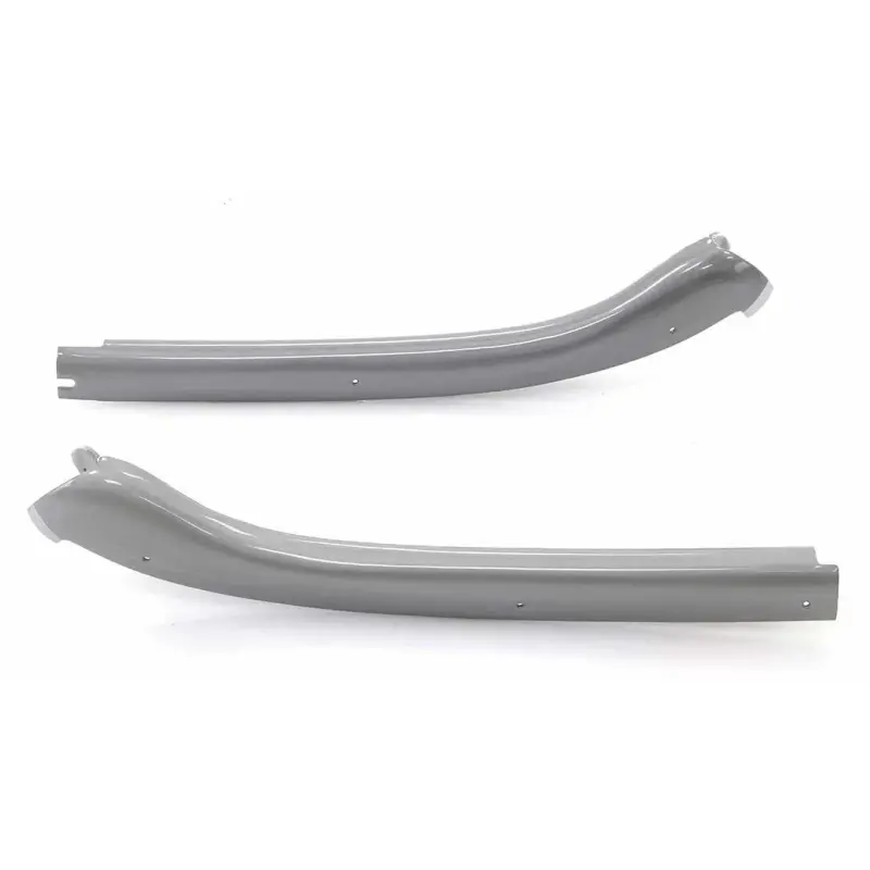 Header Moldings - Satin Finish - Pair - 68-69 Camaro Firebird Convertible