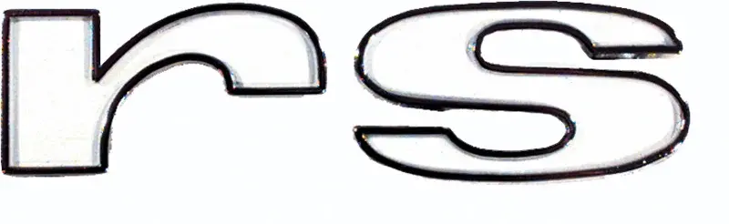 Fender Emblem- rs - LH or RH - 67 Camaro RS