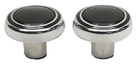 Radio Knobs (2pcs) - Inner (Volume & Tuner) - 69-70 Nova Chevelle Camaro Impala