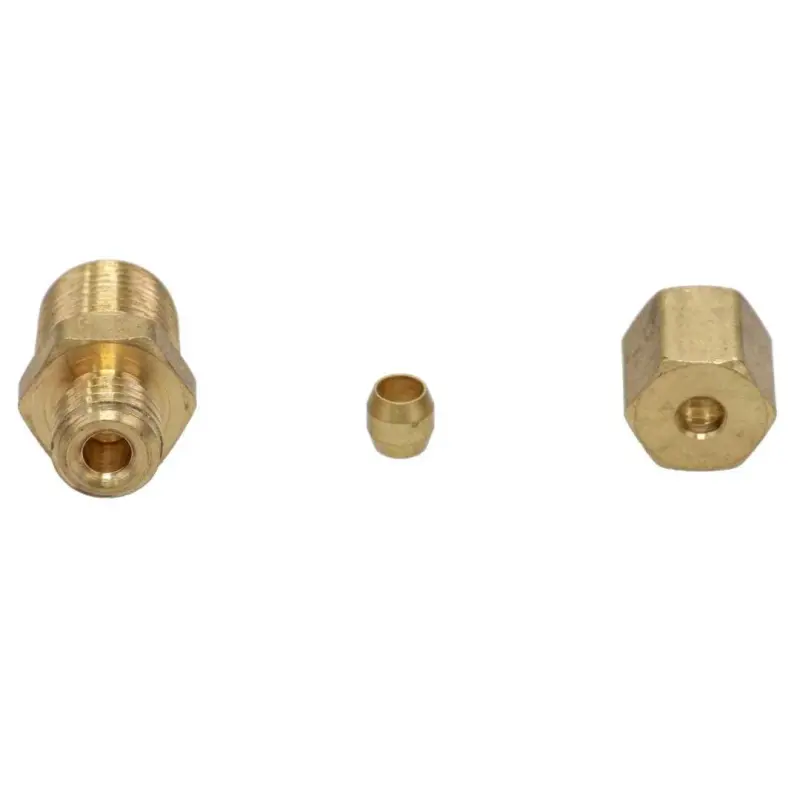 Oil Line Block Fitting - Sleeve and Nut - 67-69 Camaro; 68-76 Chevy II Nova; 71-76 Ventura
