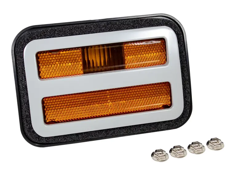 Front Fender Side Marker Lamp Assembly - LH or RH - 71 Dodge B-Body
