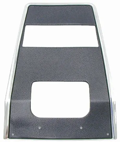 Center Dash Bezel - w/o Radio w/o A/C - Black - 67-68 Camaro Firebird