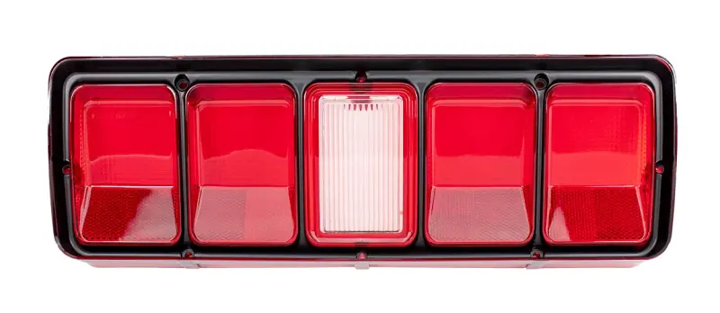 Tail light Lens w/ Black Trim - LH or RH - 71 GTX Road Runner