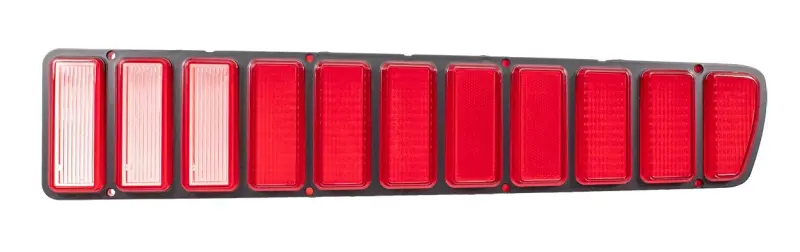 Taillight Lens w/o Silver Trim - RH - 73-74 Charger