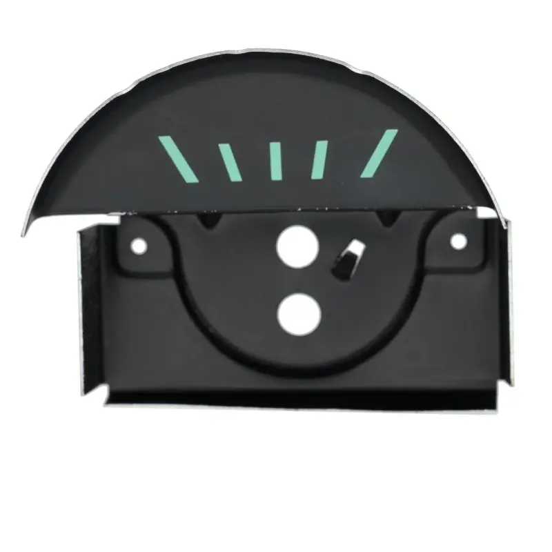 Console Fuel Gauge Face - Black - 67 Camaro