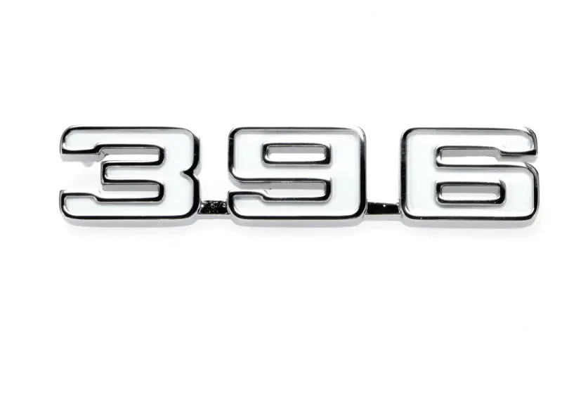 Fender Emblem - "396" - LH or RH - 69 Camaro