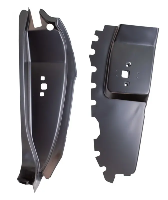 Door Jamb Lock Pillar w/ Reinforcement - LH - 68-69 Fairlane Torino 2DR & Convertible