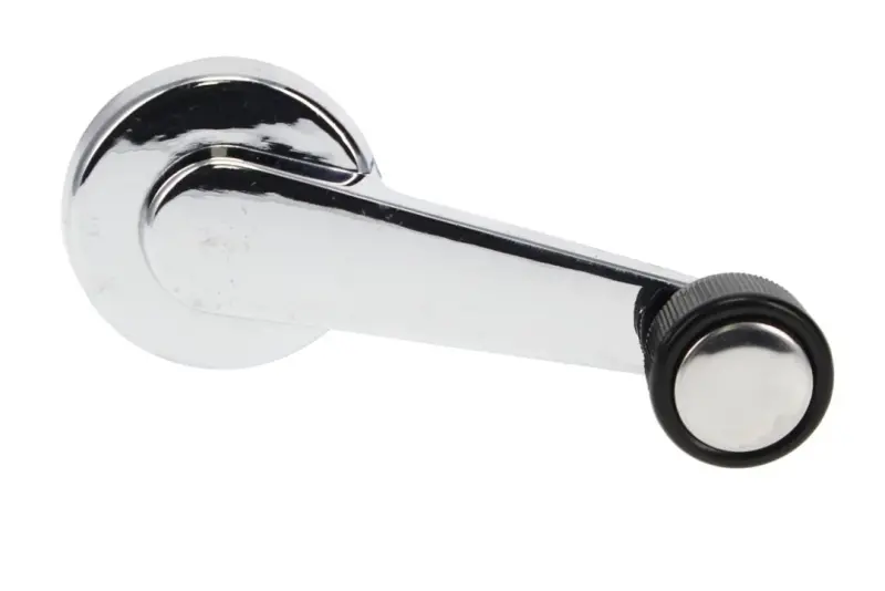Window Crank Handle - Chrome w Black Knob - 81-94 Chevy GMC CK Truck and SUV