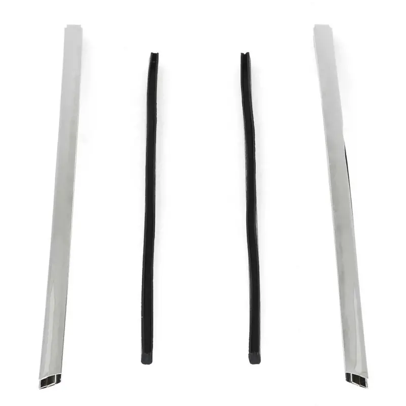 Quarter Window Vertical Moldings - 68-72 Chevelle GTO