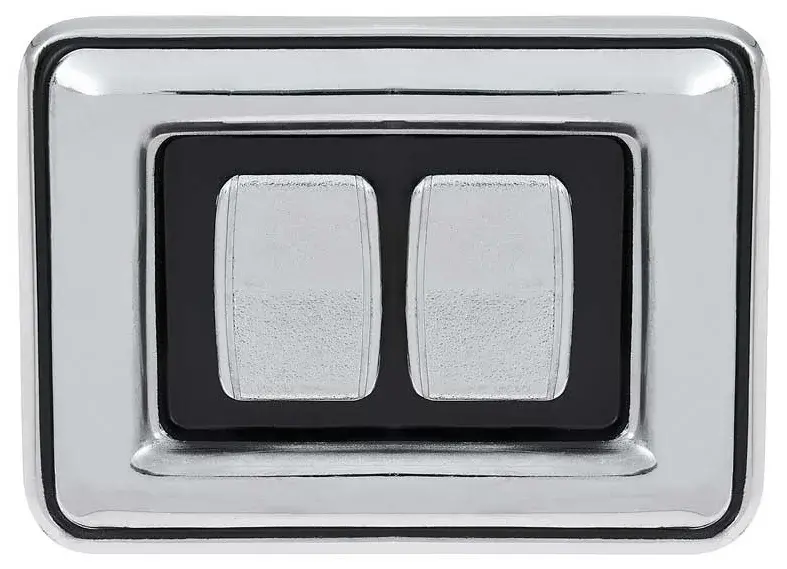Power Window Switch - 2 Concave Buttons - 73-76 B-Body