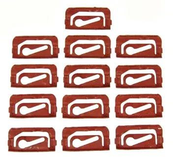 Windshield Molding Clip Set - Upper and Sides - 13pcs - 67-69 Camaro Firebird Coupe w/o Vinyl Top