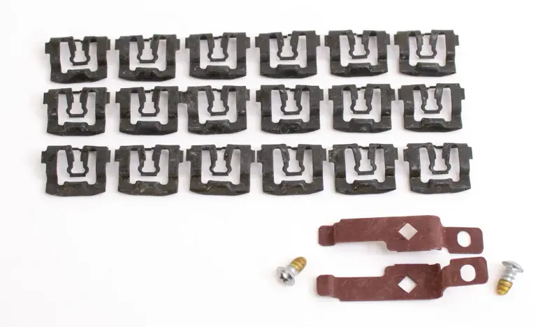 Back Glass Molding Clips and Screw Set - 71-74 Dodge Plymouth E-Body