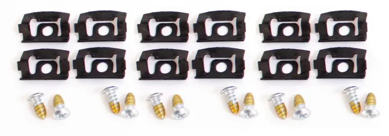 Back Glass Molding Clips & Screw Set - 73-76 Dodge Plymouth Dart Sport 71-72 Demon 70-76 Duster