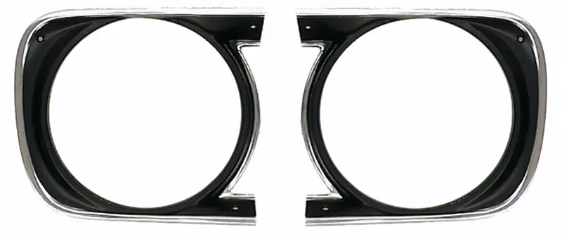 Headlamp Bezels - Pair - 68 Camaro (Standard)