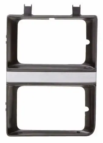 Headlight Bezel - LH - Dark Gray / Gray - Dual Headlight - 83-84 GMC CK Truck Jimmy Suburban