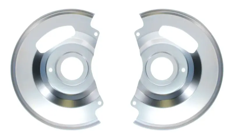 Disc Brake Dust Shields - LH/RH Pair - 71-87 Chevy GMC Fullsize Truck 1/2 Ton 2WD; 73-91 Blazer Jimmy Suburban 1/2 Ton 2WD