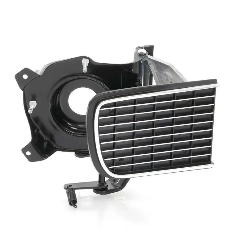 Headlight Assembly Black - Chrome Trim Door - RH - 68 Camaro Rally Sport