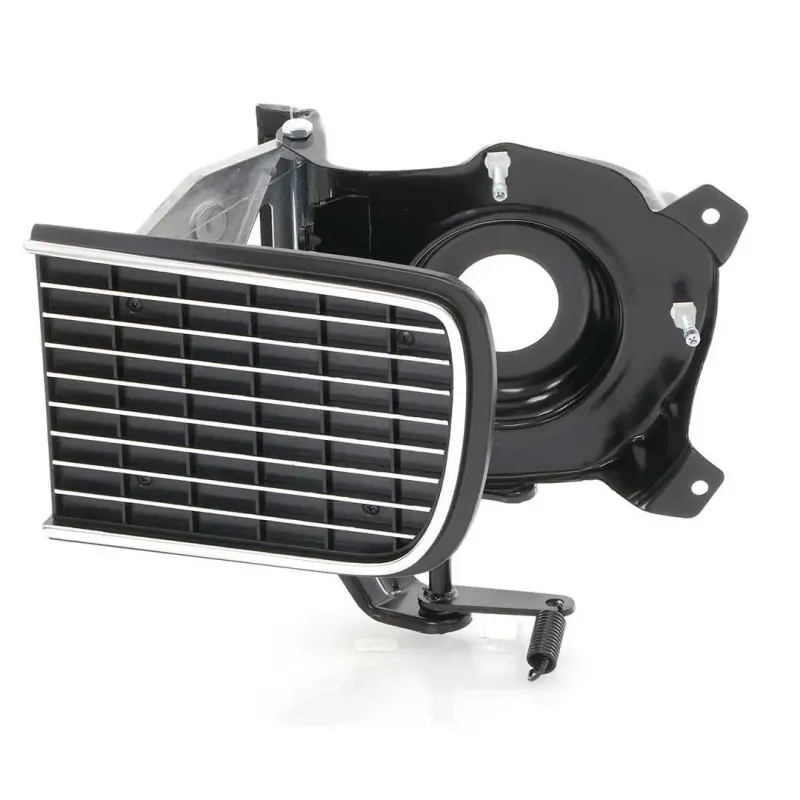 Headlight Assembly Black - Chrome Trim Door - LH - 68 Camaro Rally Sport