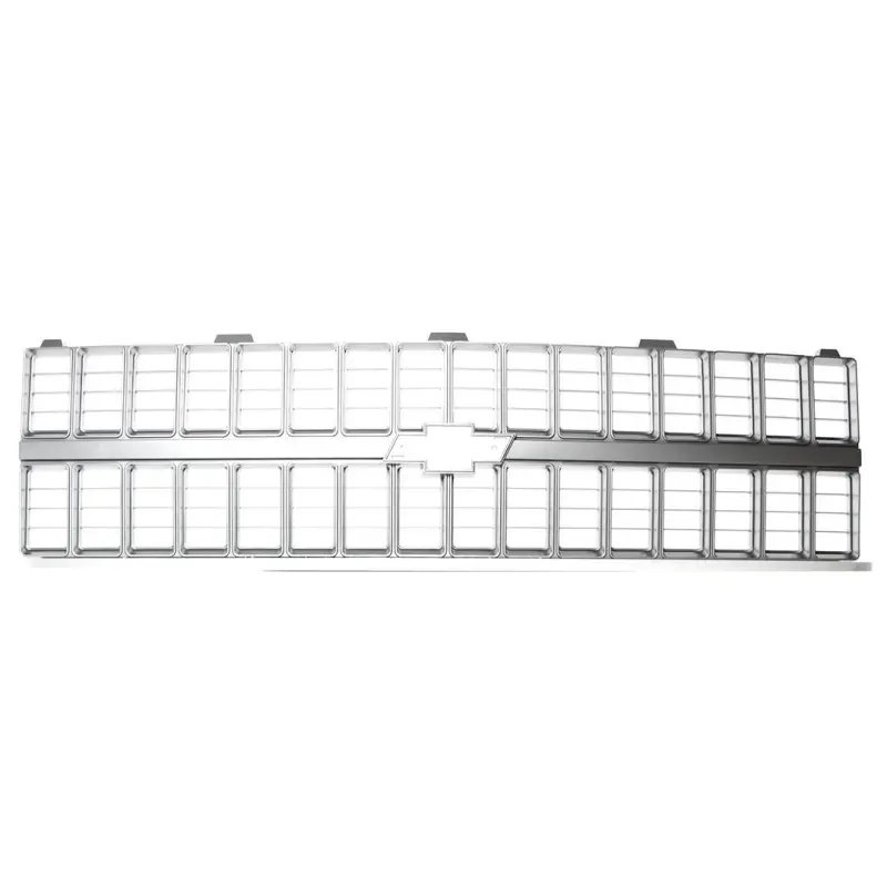 Premium Grille - OE Style - Single Headlight - Argent Gray - 81-82 Chevy CK Pickup Blazer Suburban