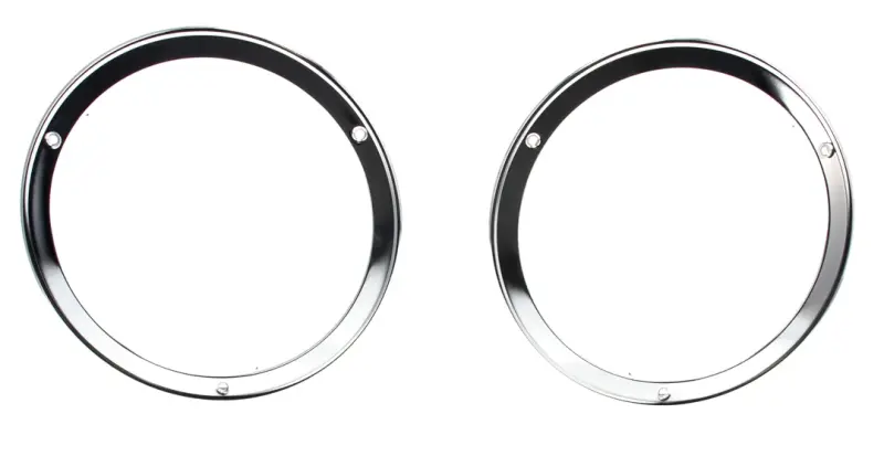 Headlamp Bezels - Chrome - LH/RH Pair - 63 Chevy C/K Pickup