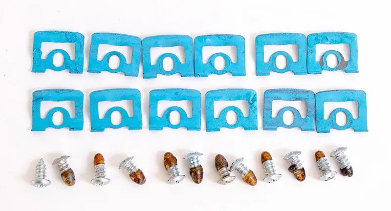 Windshield Molding Clips and Screw Set - 70 Dodge Plymouth E-Body