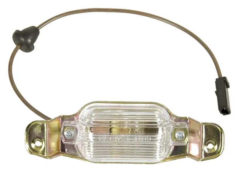 License Lamp Assembly - 67-69 Camaro; 66-72 Chevy II Nova; 66-69 Chevelle; 70-72 Monte Carlo; 66-69 Impala; 71-72 Ventura