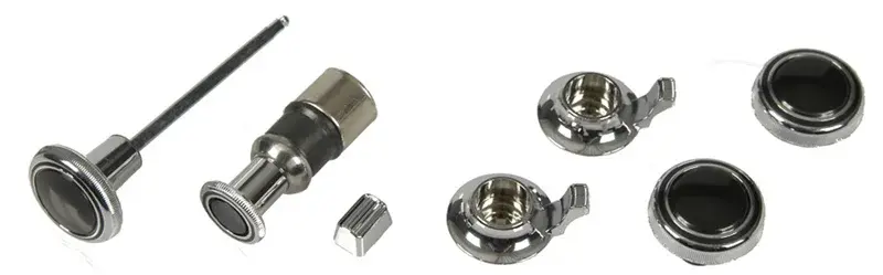 Radio Dash Knobs - Stereo - 7 Piece Set - 69 Nova Camaro