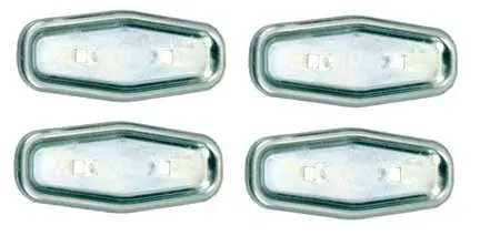 Seat Back Emblem Retainers - 4 Piece Set (Deluxe Interior) - 68 Camaro