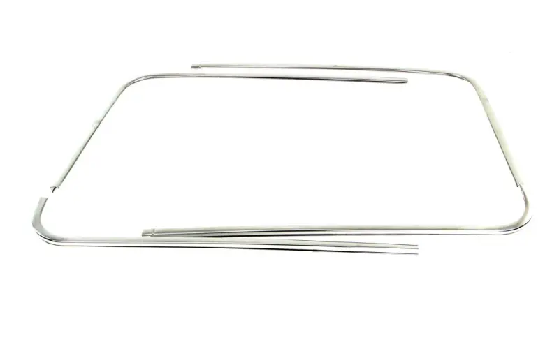 Back Glass Molding Set - 4pc - 63-64 Galaxie Fastback