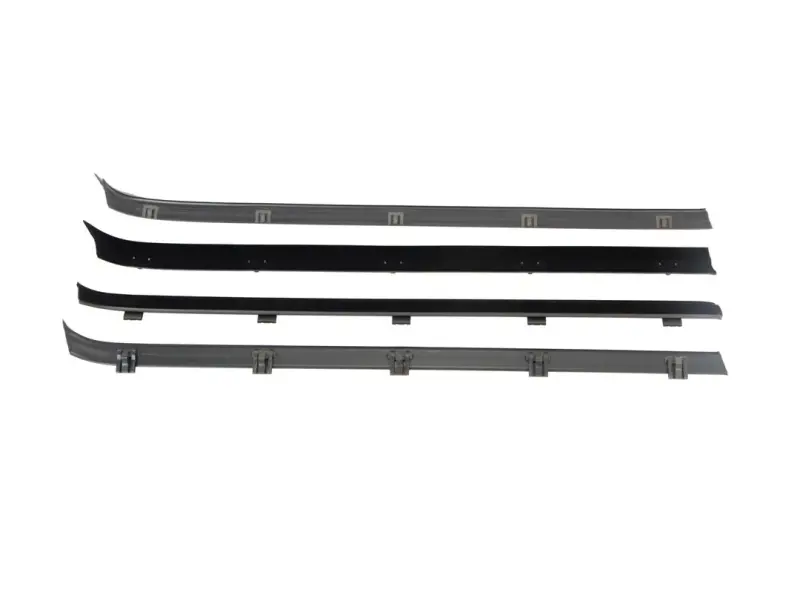 Front Door Beltline Window Felts - Inner & Outer - 73-76 Chevy GMC CK Truck SUV