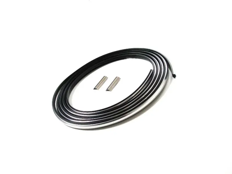 Back Glass Gasket Lockstrip - Chrome - 77-98 Ford F100 F150 F250 F350 Truck