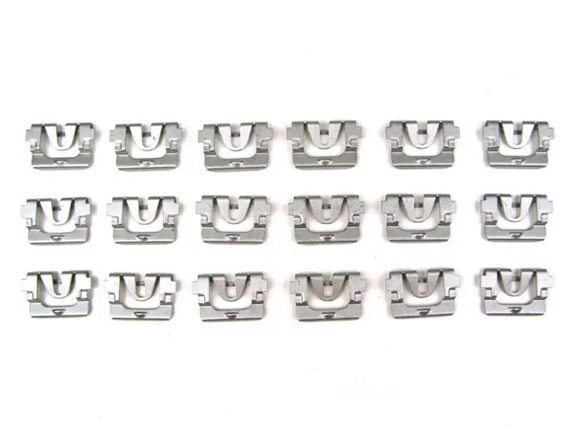 Back Glass Reveal Molding Clip Set - w/o Vinyl Top - 18pcs - 68-72 Chevelle 2dr Hardtop Monte Carlo