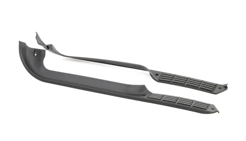 Door Sill Plates - Black Plastic - LH & RH Pair - 78-87 Chevy GMC C/K Squarebody Truck