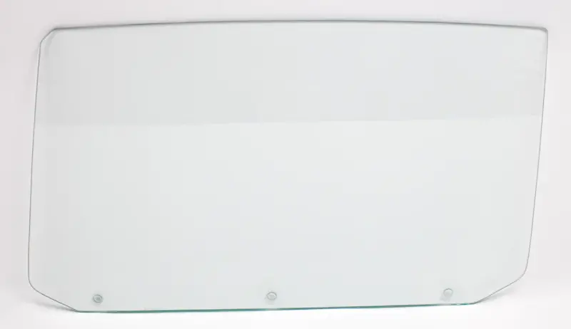 Door Glass with 3 Holes - Clear - LH - 65 Chevelle GTO Malibu Convertible