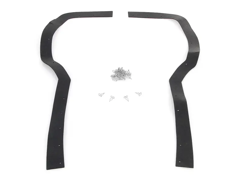 Fender Splash Shield Seals - Front - w/ Clips - 71-72 Plymouth B-Body