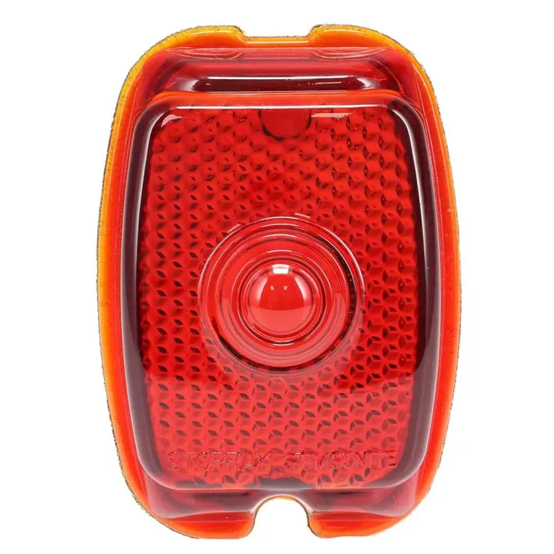 Tail Light Lens - Red Glass - 47-53 Chevy GMC Truck
