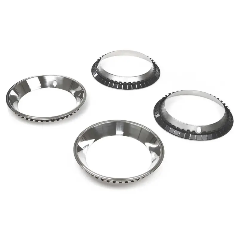 Rally Wheel Trim Ring Set - 4 pcs - 15 Inch - 69 Camaro 74-77 Chevelle El Camino