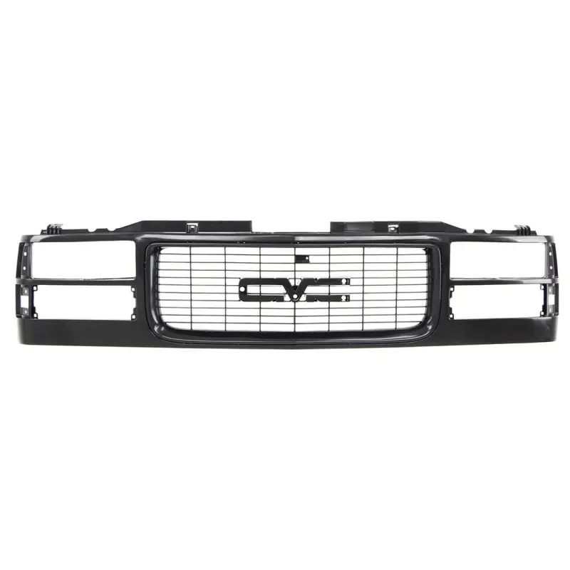 Grille Shell - Black - Dual Headlight - 94-98 GMC CK Pickup SUV