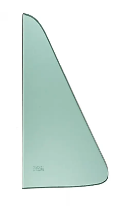 Vent Window Glass - Green Tint - LH or RH - 64-66 Chevy GMC Truck