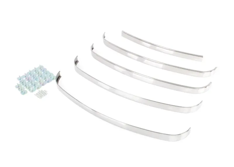 Grille Molding Set - 5 pcs with hardware - 48-50 F1 F2 Ford Pickup Truck (without crank hole)