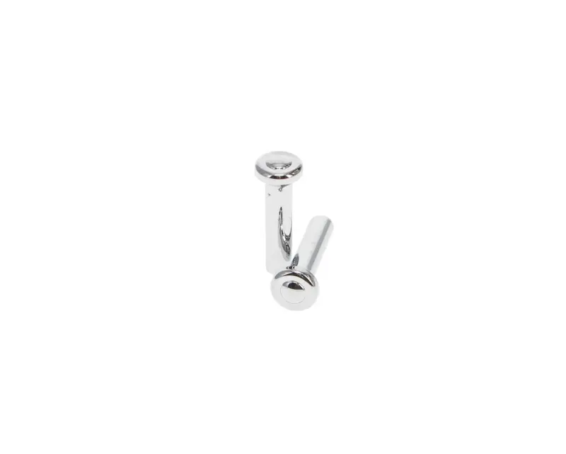 Door Lock Knobs - Chrome Pair - 66-67 Fairlane; 65-67 Galaxie