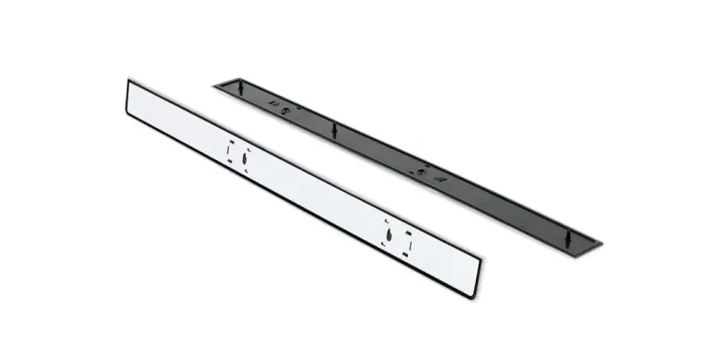 Front Door Panel Trim w Door Strap Holes - Pair - 81-91 Chevy GMC CK Truck
