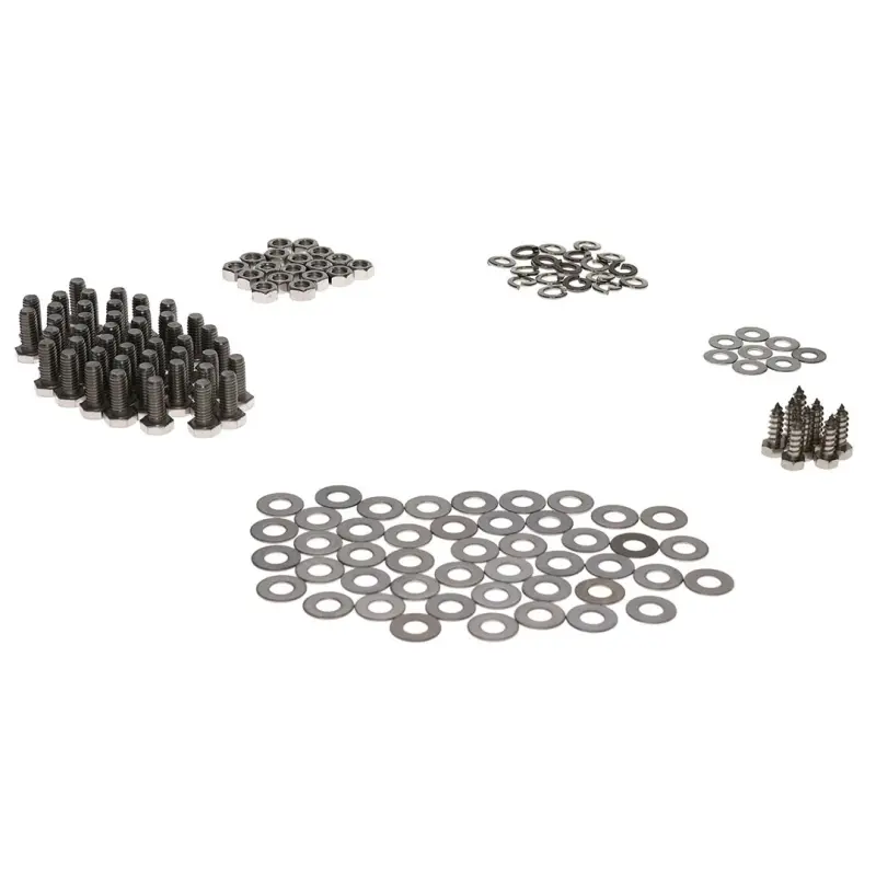 Front Fender and Inner Fender Hardware Kit - 144pcs - Stainless - 47-55 Chevy GMC Truck