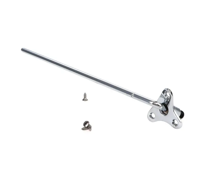 Sunvisor Bracket - Chrome - LH - 54-55 Chevy GMC Pickup Truck Suburban (with screws)