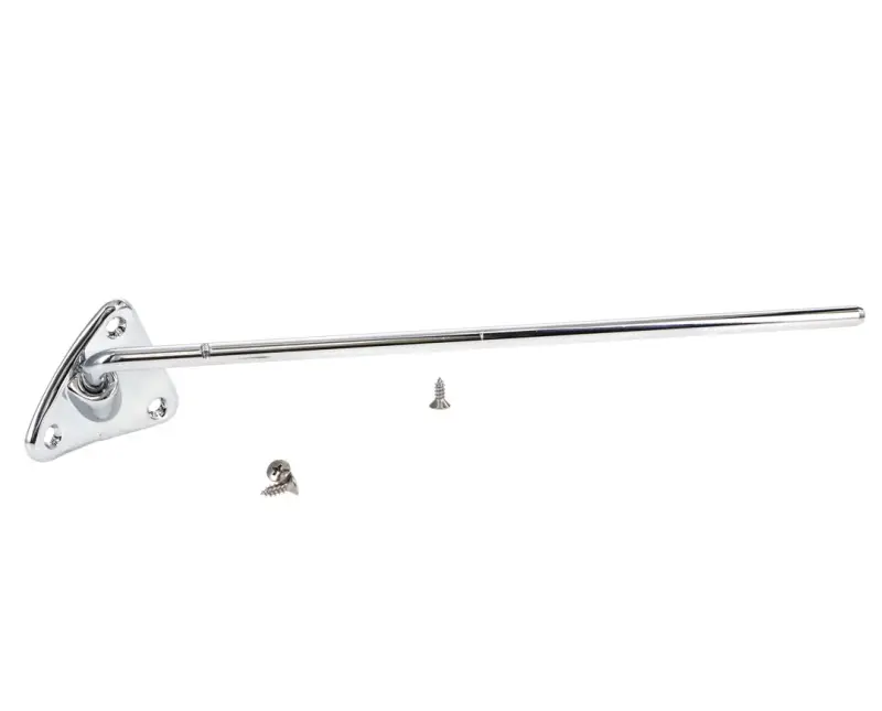 Sunvisor Bracket - Chrome - RH - 55-59 Chevy GMC Pickup Truck Suburban (with screws)