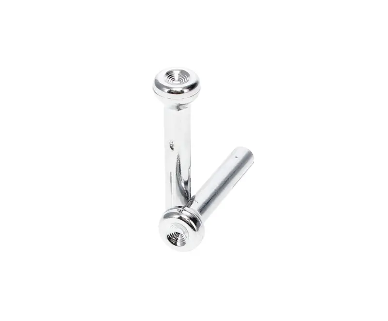 Door Lock Knob - Chrome - 67-91 Chevy GMC CK Truck Blazer Jimmy Suburban; 70-90 GM Cars