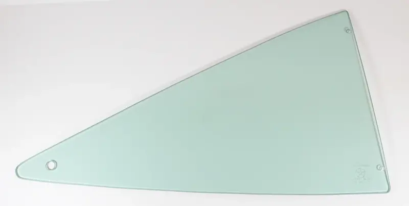 Quarter Glass - Green Tint - RH - 68-70 Plymouth B-Body 2-Door Sedan (Post)