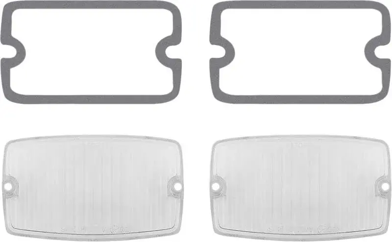 Park Lamp Lenses - with Gaskets - 4pc Set - 73-76 Plymouth A-Body